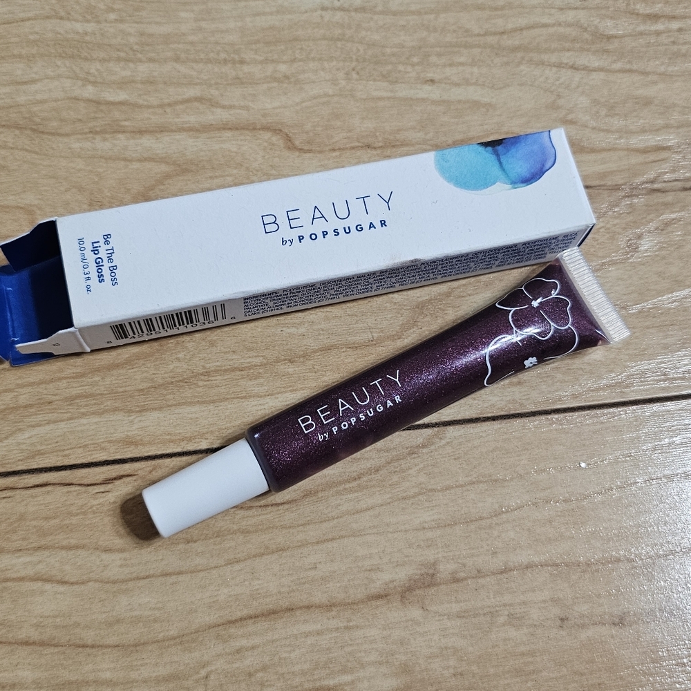 BEAUTY BY POPSUGAR Be The Boss Lip Gloss DISTURBIA 08 0.3oz / 10ml Full Size NIB